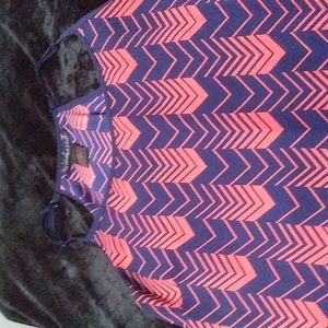 "WISHFUL PARK"  brand top,adjustable spaghetti straps,size M 100%polyester